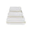 Seersucker Stacking Set Cosmetic/Accessories Bags Mint White 