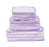 Seersucker Stacking Set Cosmetic/Accessories Bags OhMint Lilac 
