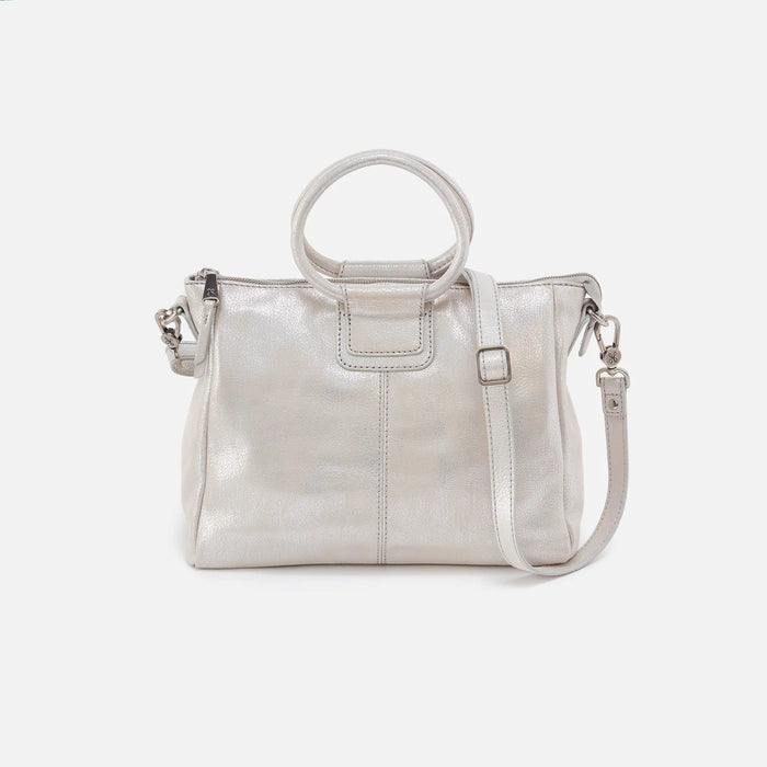 Sheila Medium Satchel Bags and Totes Hobo Silver 