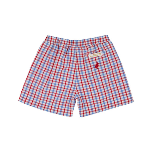 Shelton Shorts - Provincetown Plaid Boy Shorts Beaufort Bonnet 