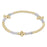 Signature Cross Gold Bliss Pattern 2.5mm Bead Bracelet - Gemstones Bracelet eNewton Aquamarine 