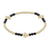 Signature Cross Gold Bliss Pattern 2.5mm Bead Bracelet - Gemstones + Pearl Bracelet eNewton Hematite 