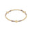 Signature Cross Gold Bliss Pattern 2.5mm Bead Bracelet - Gemstones + Pearl Bracelet eNewton Riverstone 