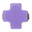 Signature Cross Studs Earrings eNewton Purple 