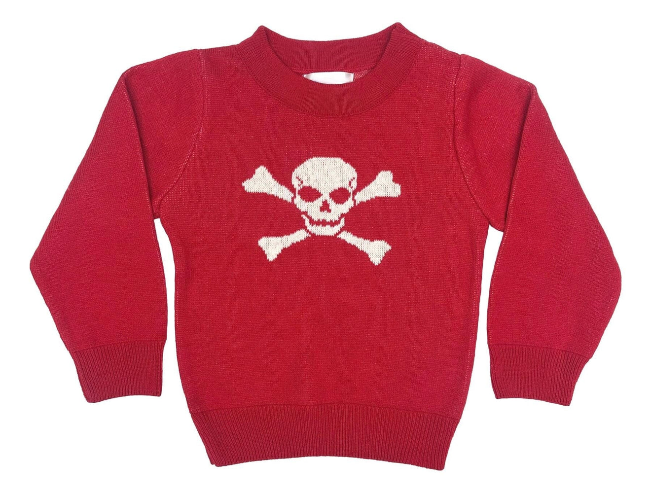 NWT Boys S 7-8 Lucky Brand Skull Crossbones Pullover Sweater