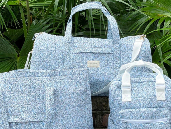 Slate Floral Weekender Bag Bags and Totes Minnow 