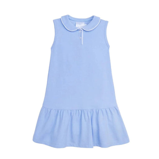 Sleeveless Polo Dress - Blue Dress Little English 