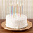 Slim Birthday Candles - Robin's Egg & Gold Candles Caspari 
