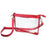 Small Clear Crossbody Bag Clear Bag Capri Designs Red 