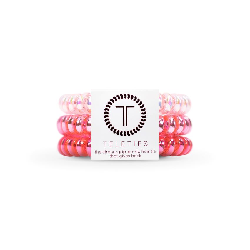 Small Teleties Hair Accessories Teleties Think Pink 