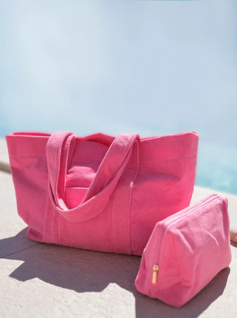 Sol Terry Tote - Pink Tote Shiraleah 