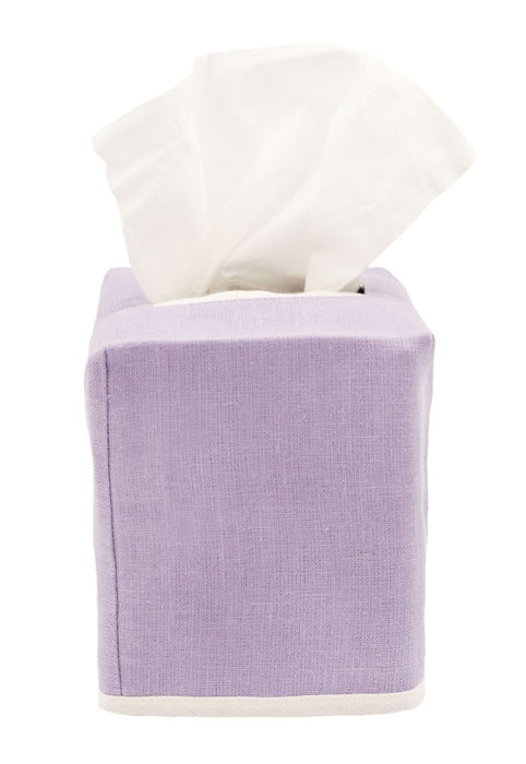 Solid Tissue Box Cover Tissue Box Covers Matouk Lavender