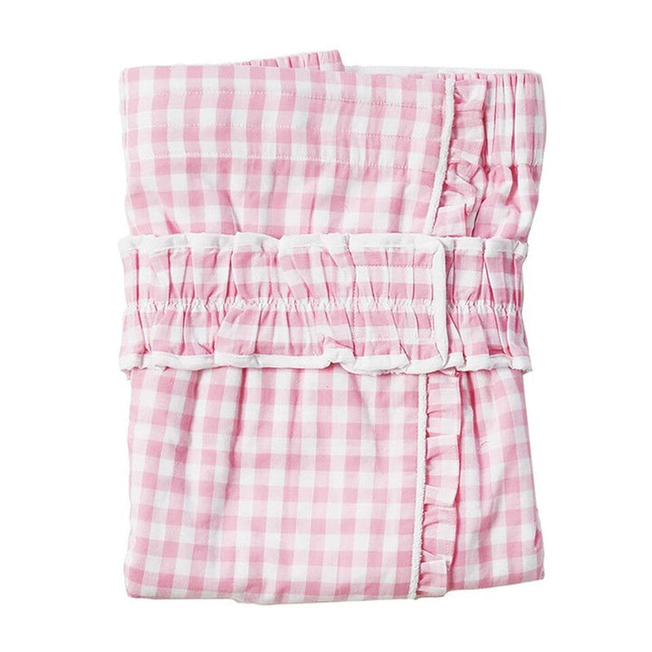 Spa Wrap + Headband Set - Pink Gingham Spa Wraps Bella il Fiore 