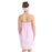 Spa Wrap + Headband Set - Pink Gingham Spa Wraps Bella il Fiore 