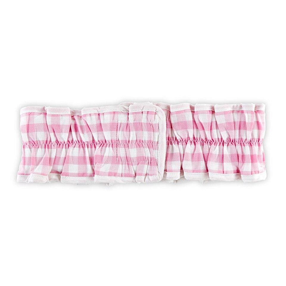 Spa Wrap + Headband Set - Pink Gingham Spa Wraps Bella il Fiore 