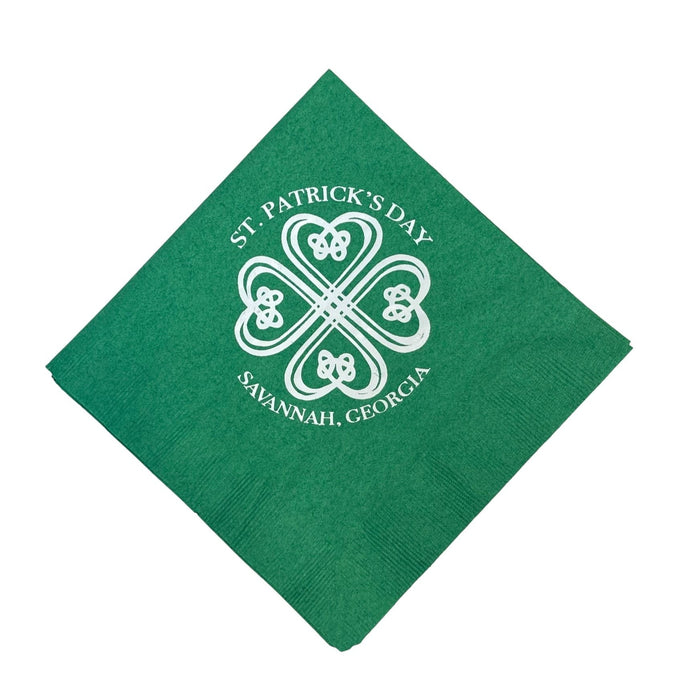 St. Patrick's Day Napkins- Luncheon Size Napkins Print Appeal 