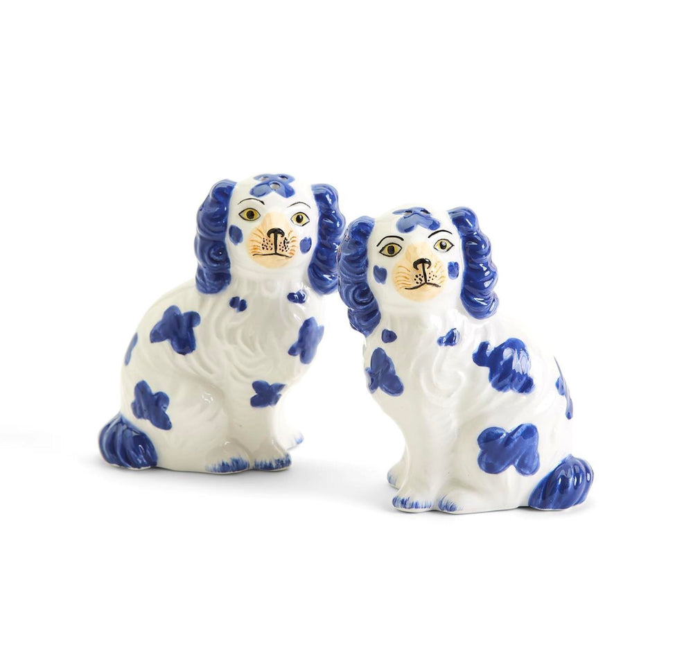 Staffordshire Dog Salt and Pepper Shaker Set Salt and Pepper Two's Company 