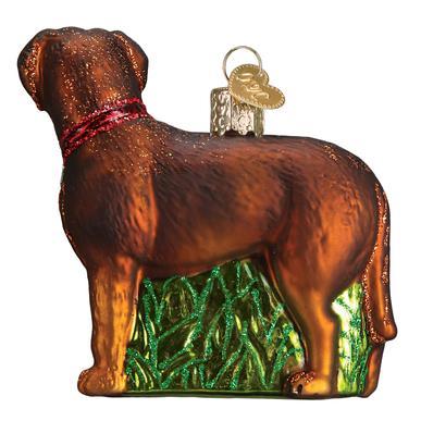 Standing Chocolate Lab Ornament Ornament Old World Christmas 