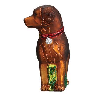 Standing Chocolate Lab Ornament Ornament Old World Christmas 