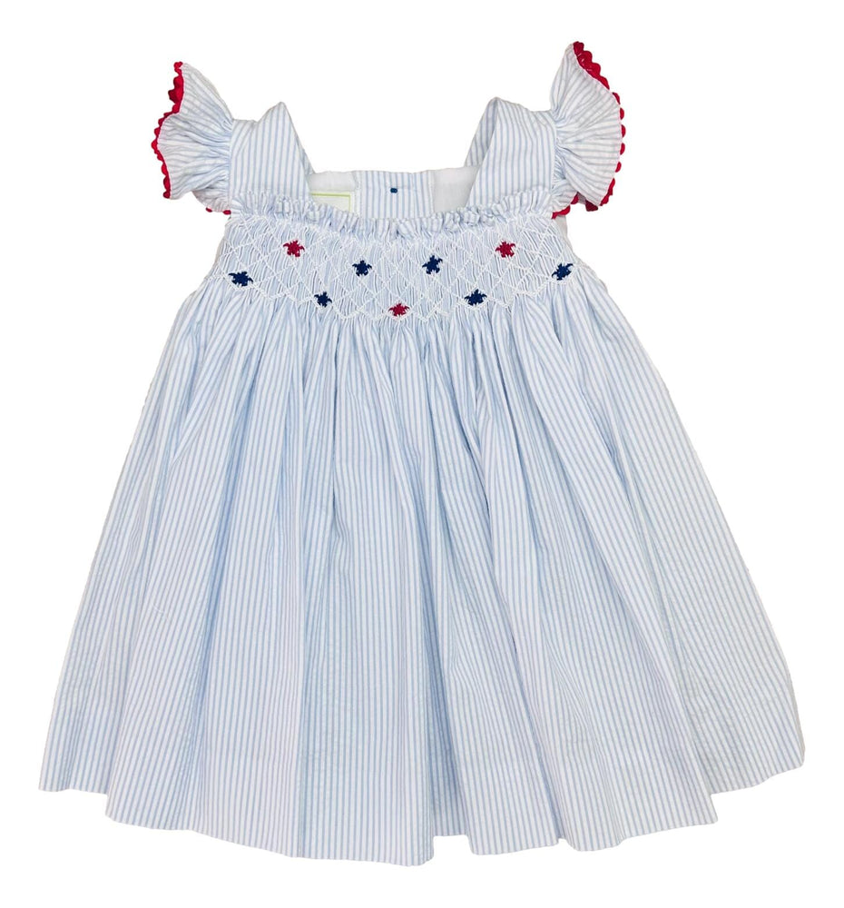 Star Spangled Seersucker Dress Dress Zuccini Kids 