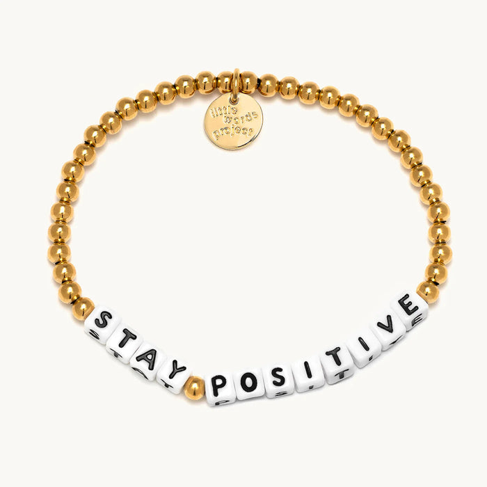 Stay Positive Bracelet Bracelet Little Words Project 