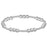 Sterling Silver - Classic Joy Pattern Bead Bracelets Bracelets eNewton 5mm 