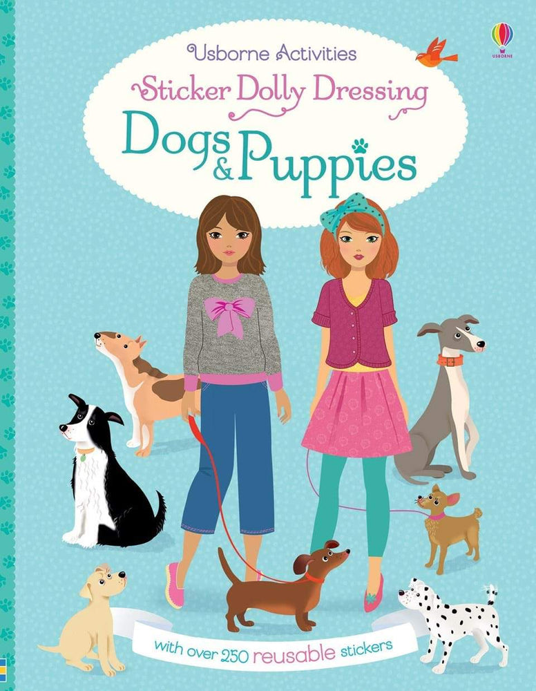 Sticker Dolly Dressing - Dogs and Puppies Book Usborne 