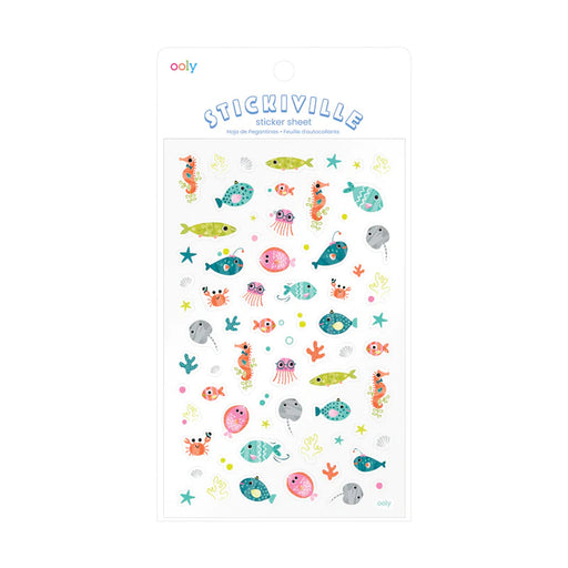 Stickiville Sticker Sheet - Ocean Buddies Activity Toy Ooly 