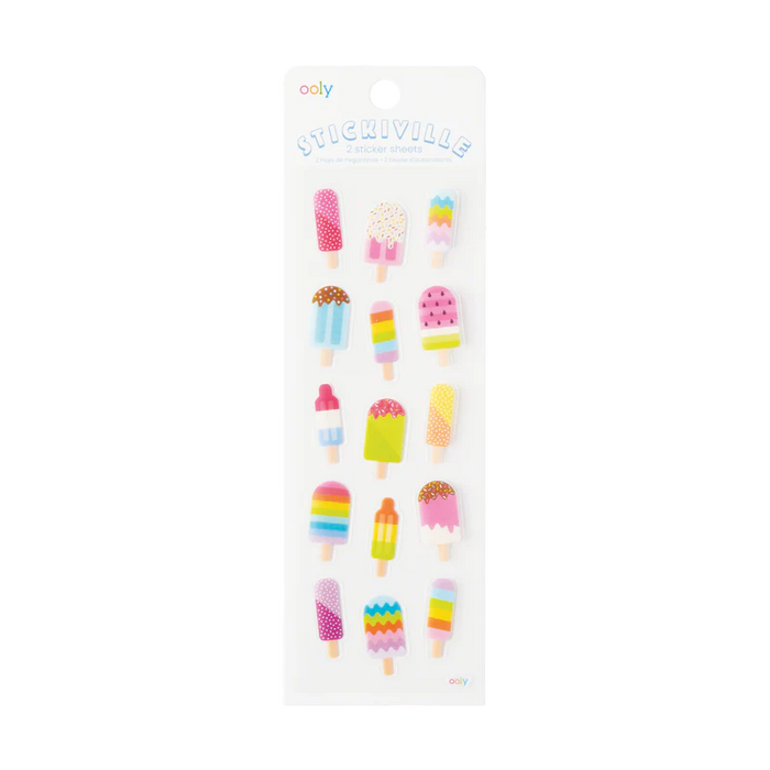 Stickiville Sticker Sheets - Ice Pops Activity Toy Ooly 