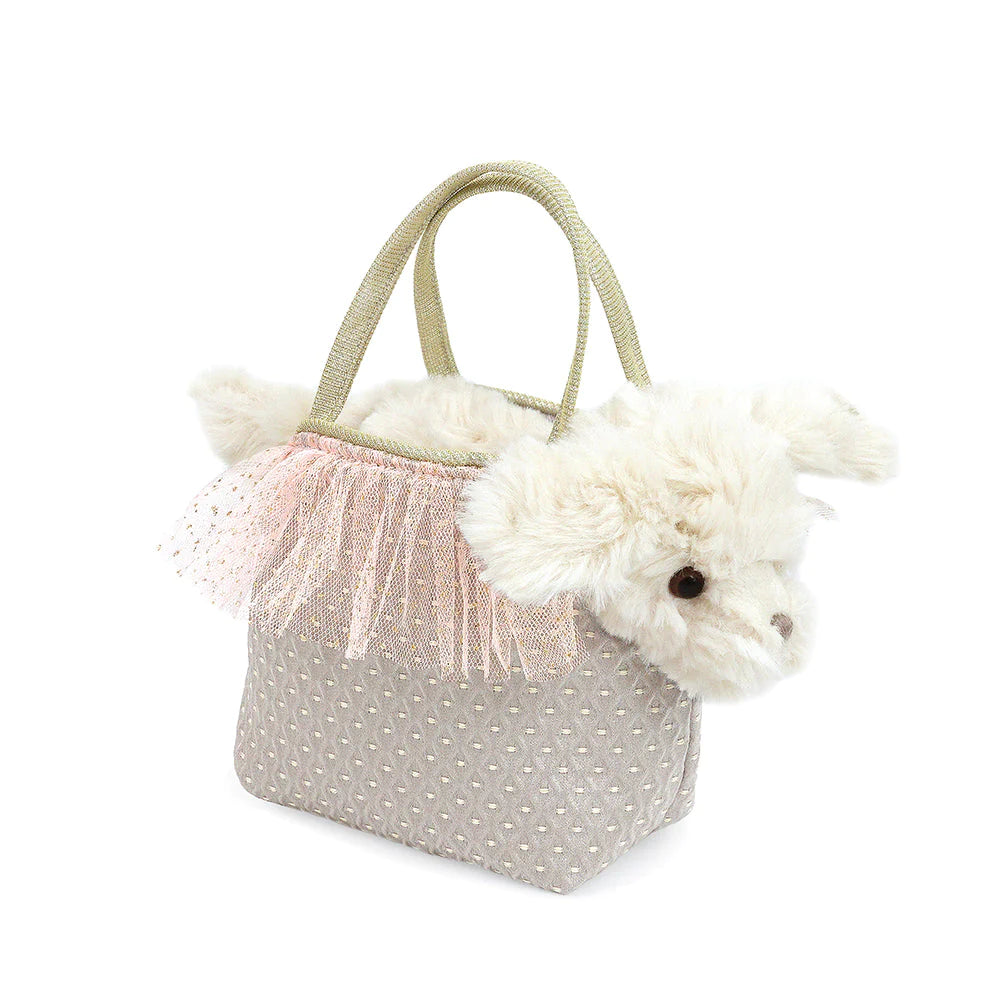 Sugar Maltese Plush Purse Plush Toy Mon Ami 