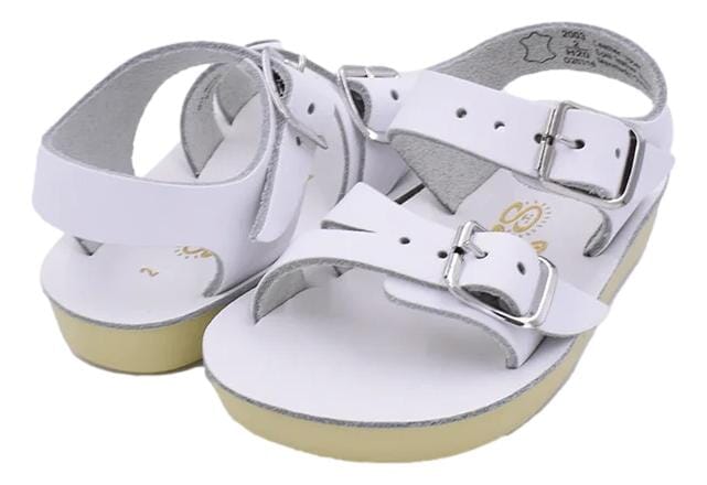 Shops white sun sandals