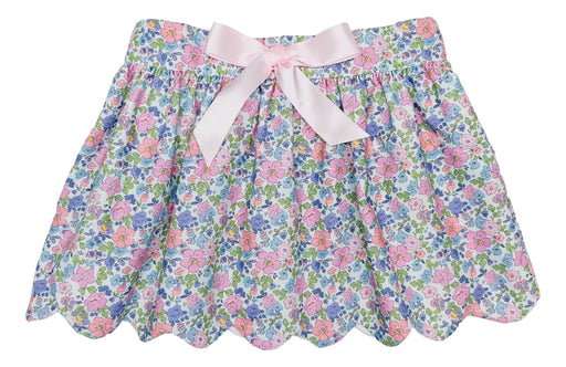 Susie Scallop Skirt - Floral Skirt Lullaby Set 