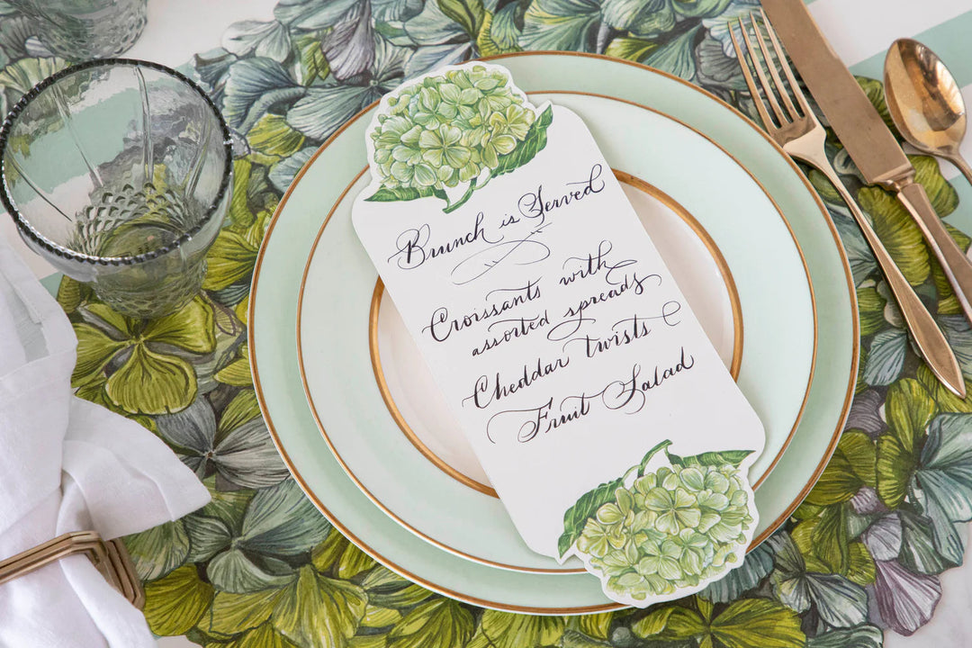 Table Card - Hydrangea Place Cards Hester and Cook 