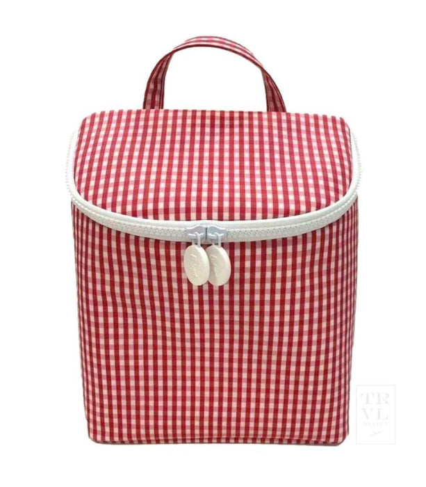Take Away Lunch Bag Lunchbox TRVL Design Red 