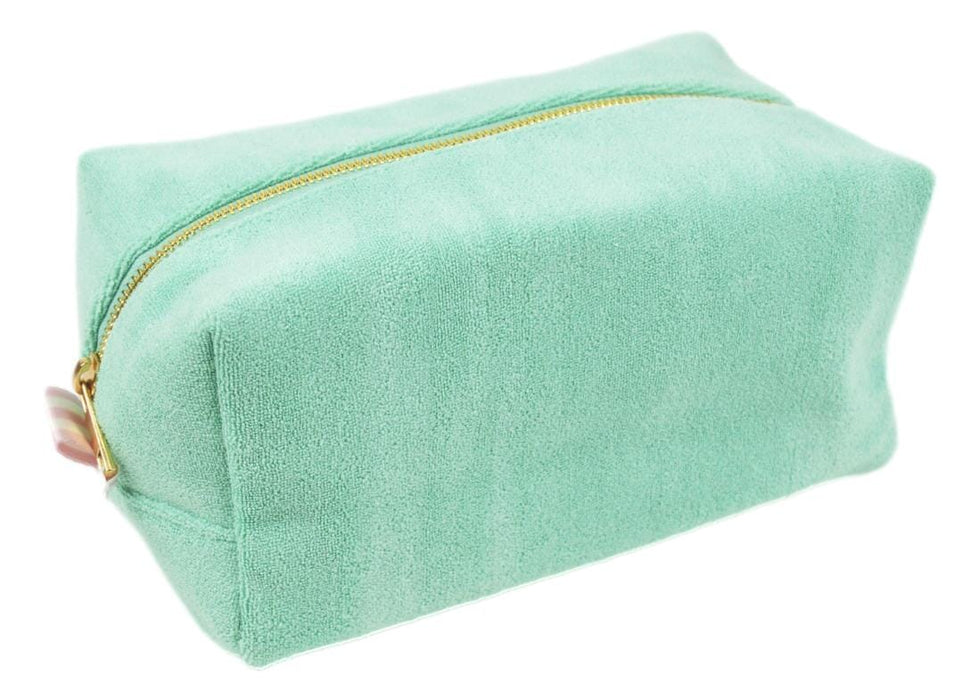 Terry Makeup Case - Green Cosmetic/Accessories Bags 8 Oak Lane 