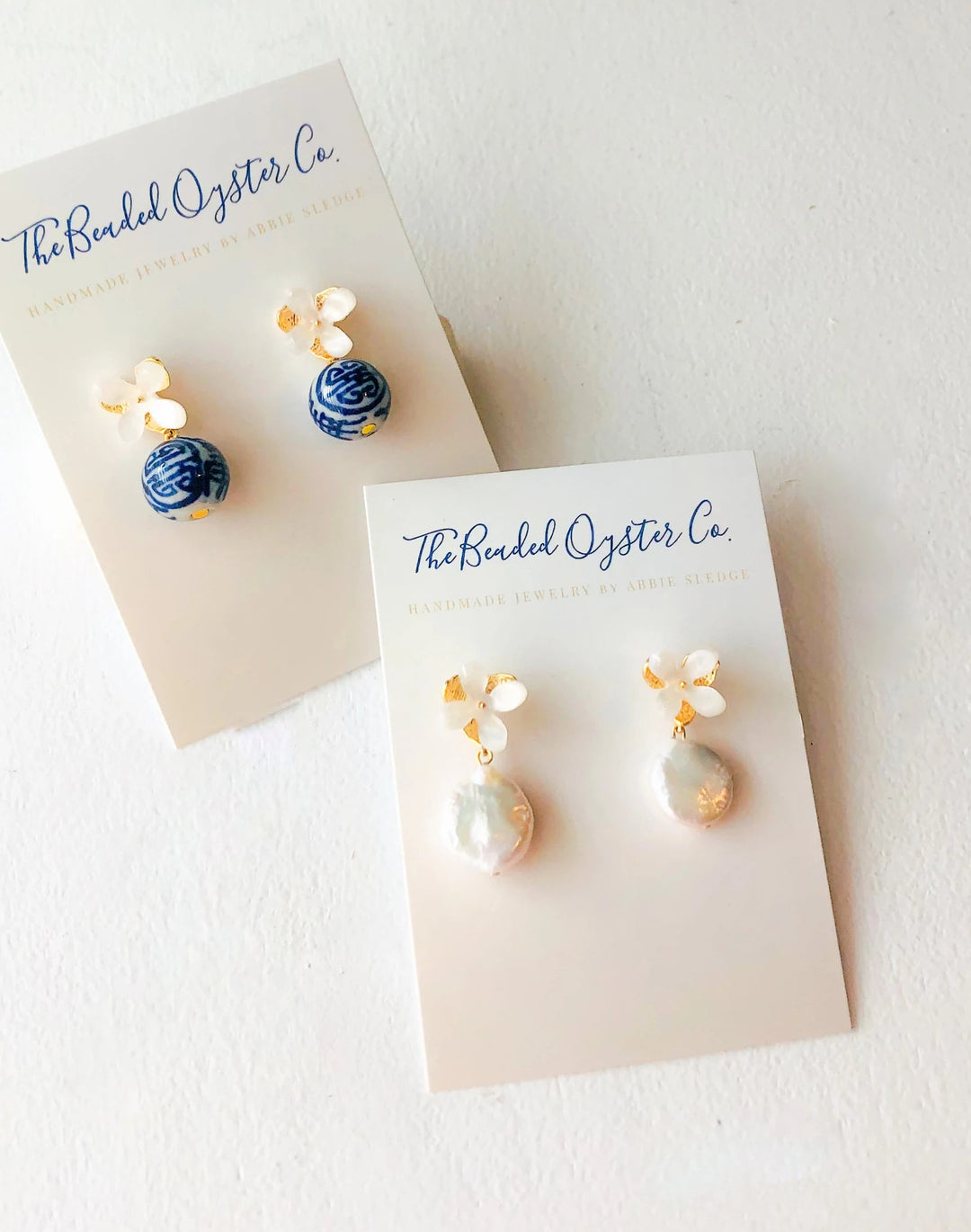 The Evelyn Earrings Earrings The Beaded Oyster 