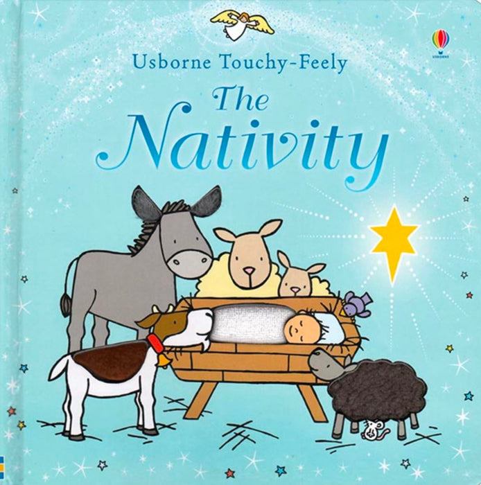 The Nativity Touch and Feel Book Book Usborne 
