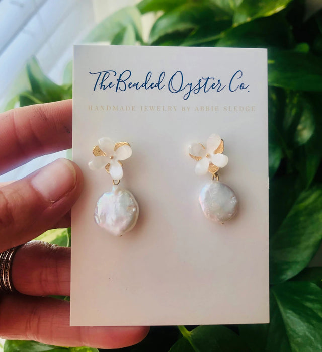 The Olivia Earrings Earrings The Beaded Oyster 
