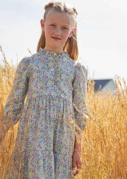 Tiered Midi Dress - Green Gables Floral Dress Little English 