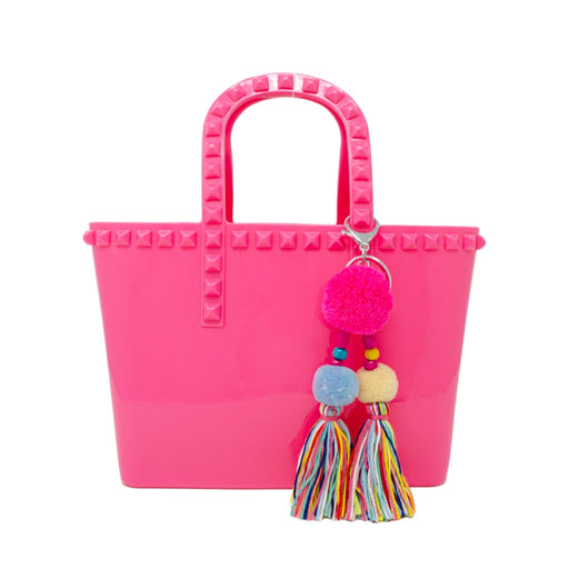 Tiny Jelly Tote Bag Bags and Totes Tiny Treats and Zomi Gems Hot Pink 