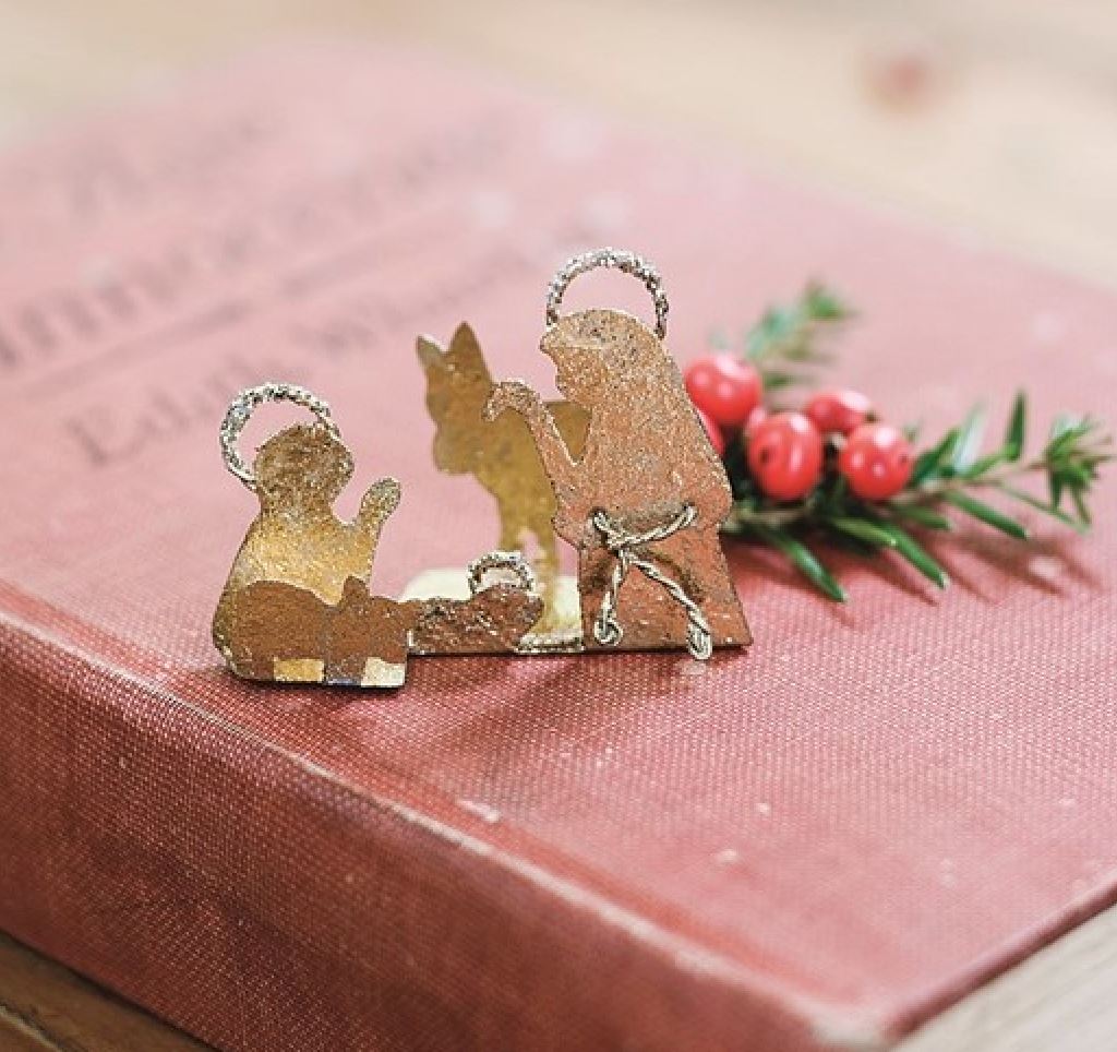 Tiny Nativity Silhouette Christmas Decor Trade Cie 