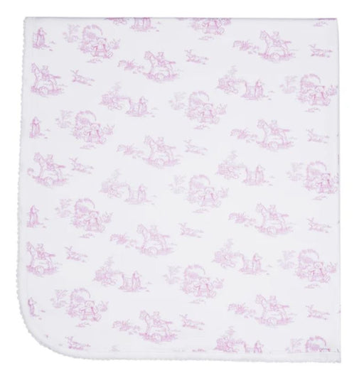 Toile Blanket Baby Blanket Nella Pima Pink 