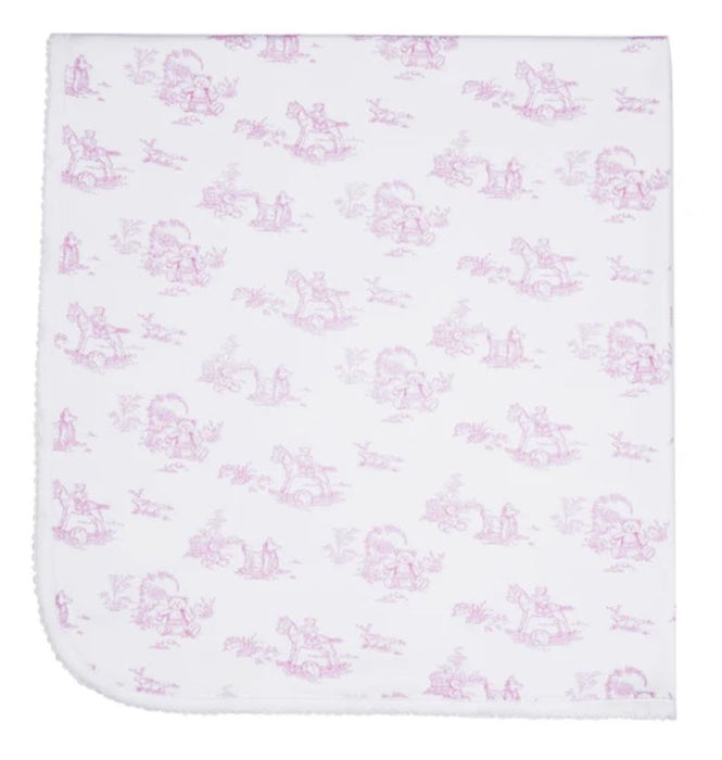 Toile Blanket Baby Blanket Nella Pima Pink 
