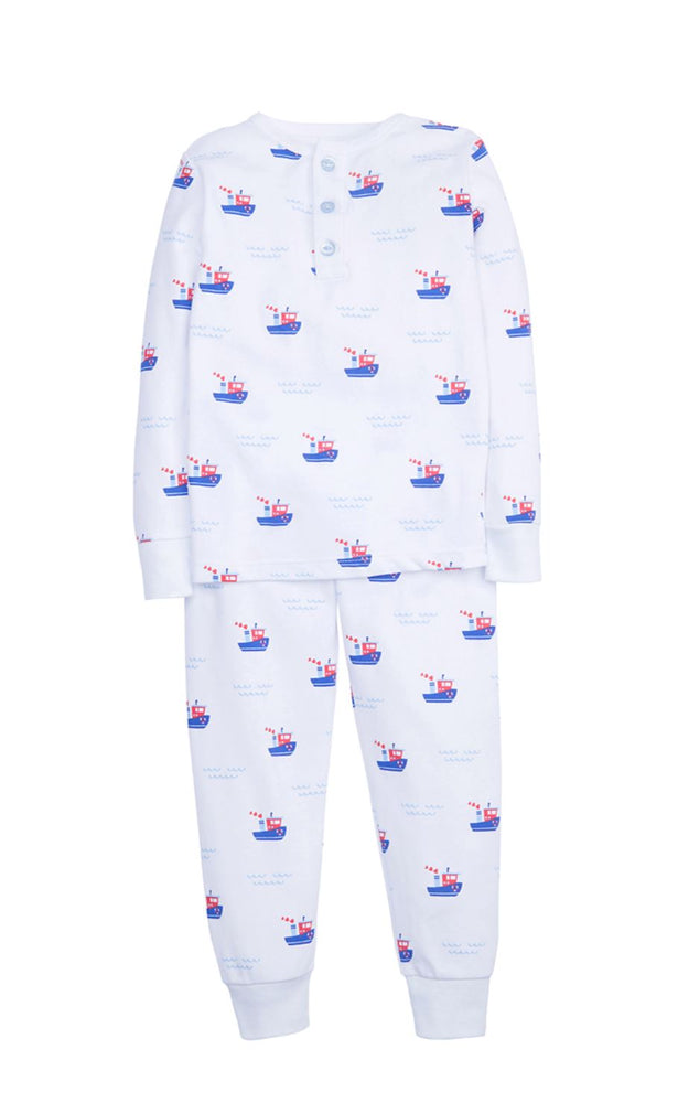 Tugboat Hearts Boy's Pajamas pajamas Little English 