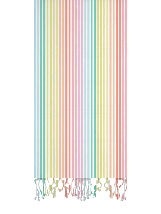 Turkish Towel - Sunset Stripe Beach Towels Mary Square 