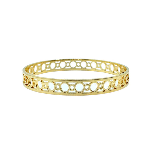 Versailles Treillage Gold Bangle Bracelet M Donohue 