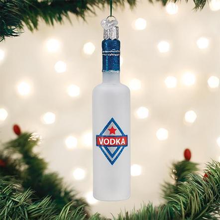 Vodka Bottle Ornament Ornament Old World Country 
