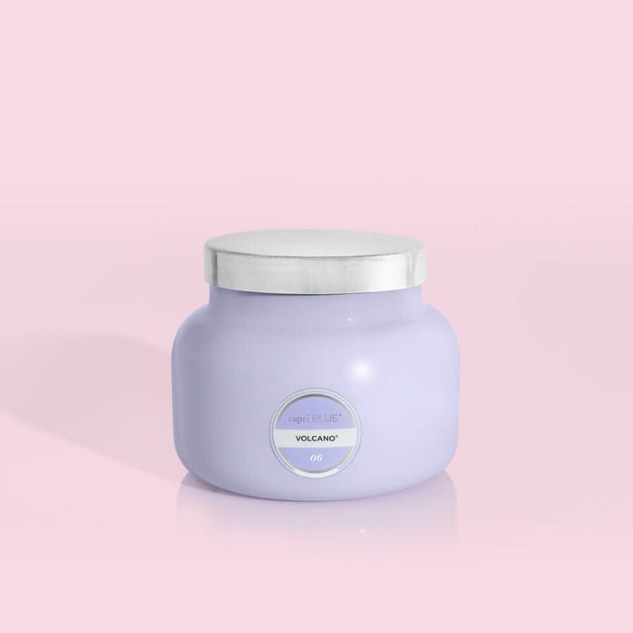 Volcano Candle Glass Jar - Petite Candle Capri Blue Lavender 