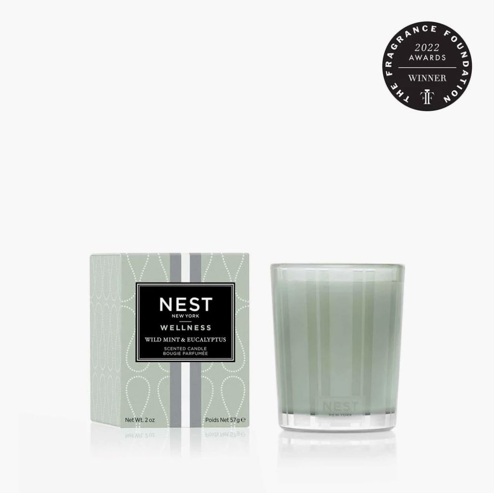 Votive Candle - Wild Mint & Eucalyptus Candle Nest 