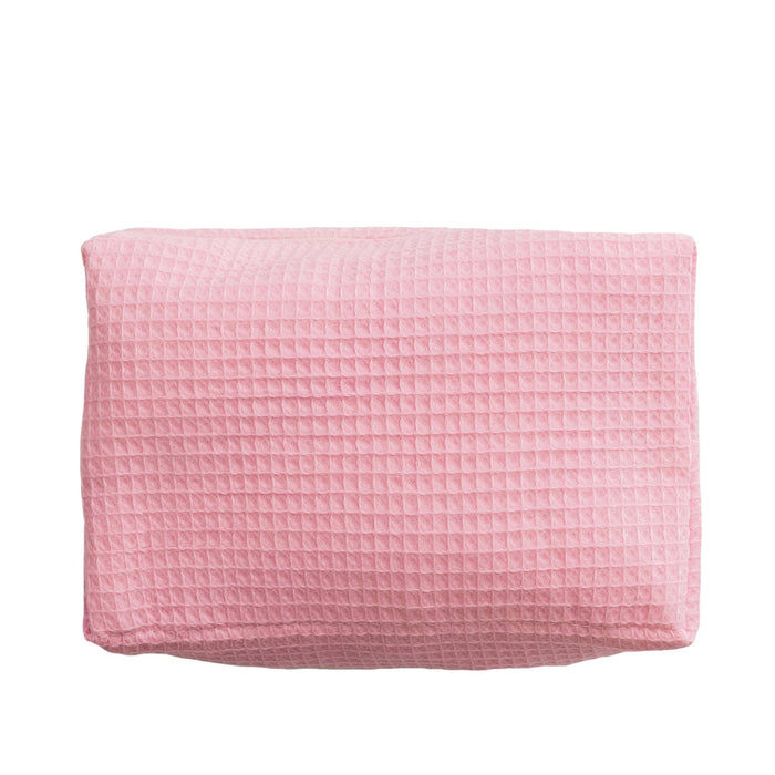 Waffle Cosmetic Bag Makeup Bag Pendergrass Light Pink Large
